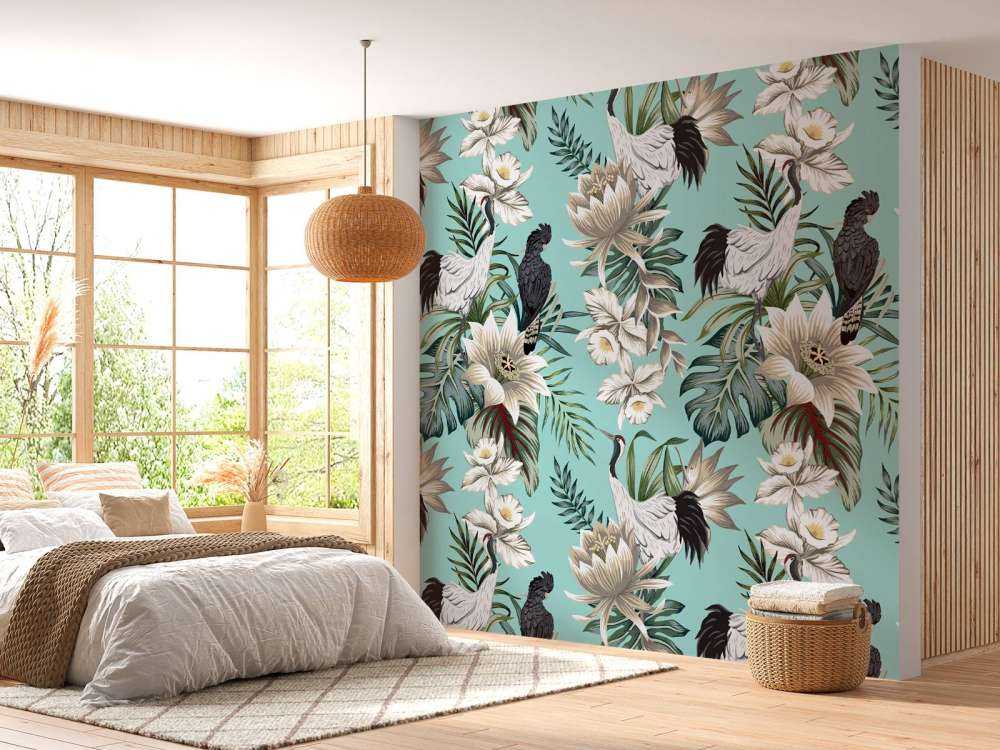 Kraanvogels en papegaaien