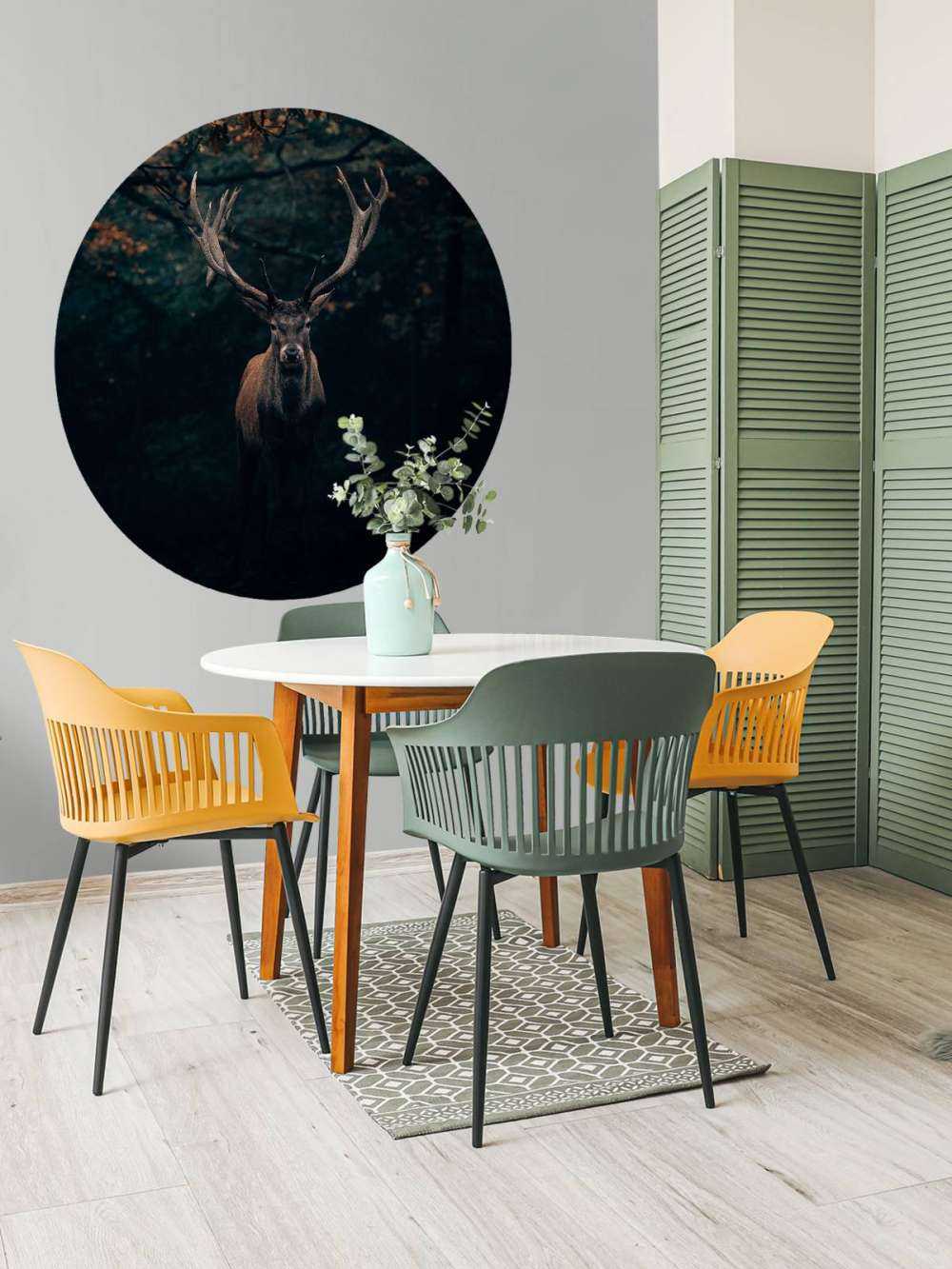 Fallow deer in the woods