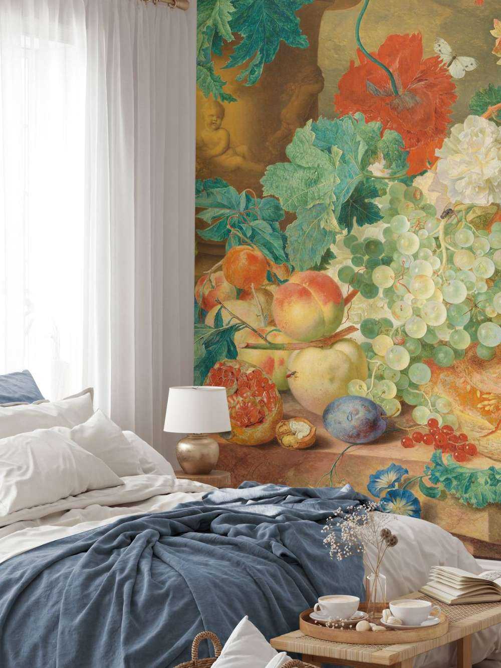 Still life with flowers and fruit, Jan van Huysum