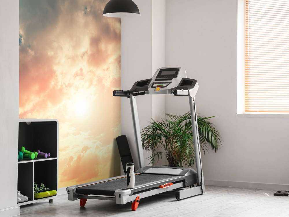 Coloured sky with clouds