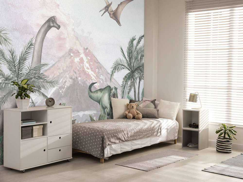 Dino's near a volcano