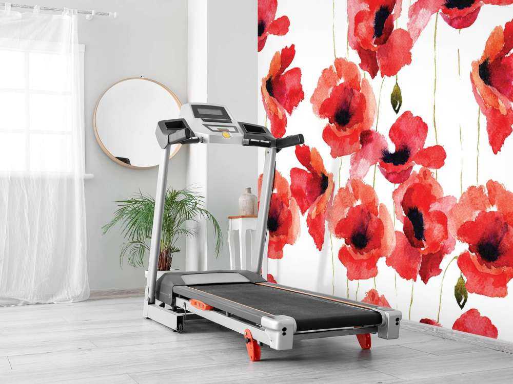 Poppies made of watercolor