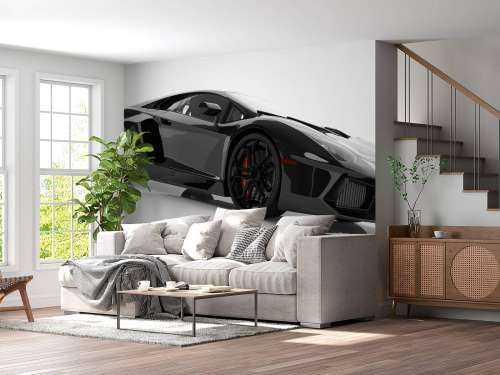 Black supercar