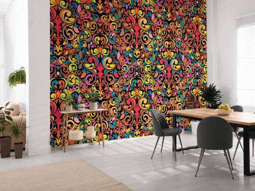Abstract coloured figures