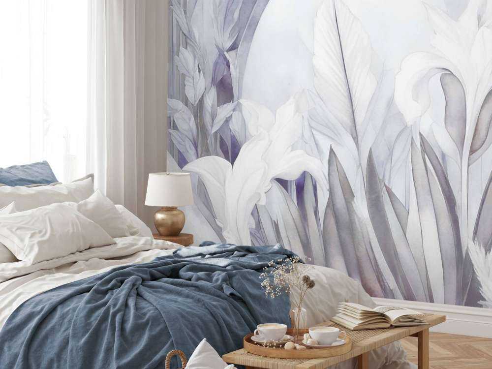 Irises at Sunrise Purple