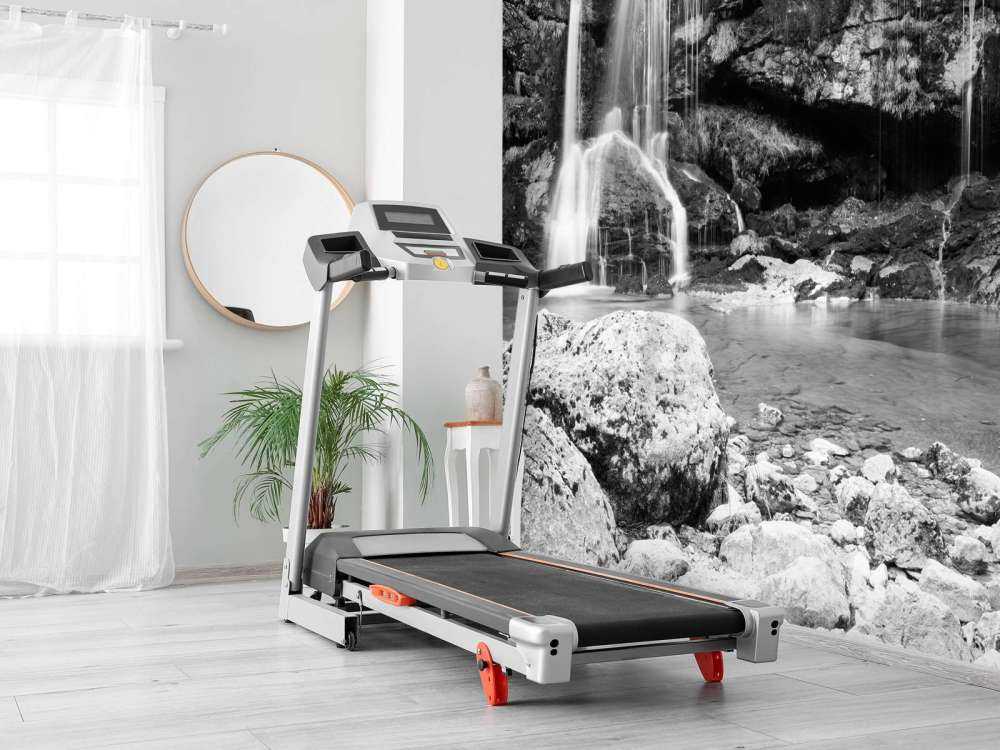 Waterfall over a stone wall