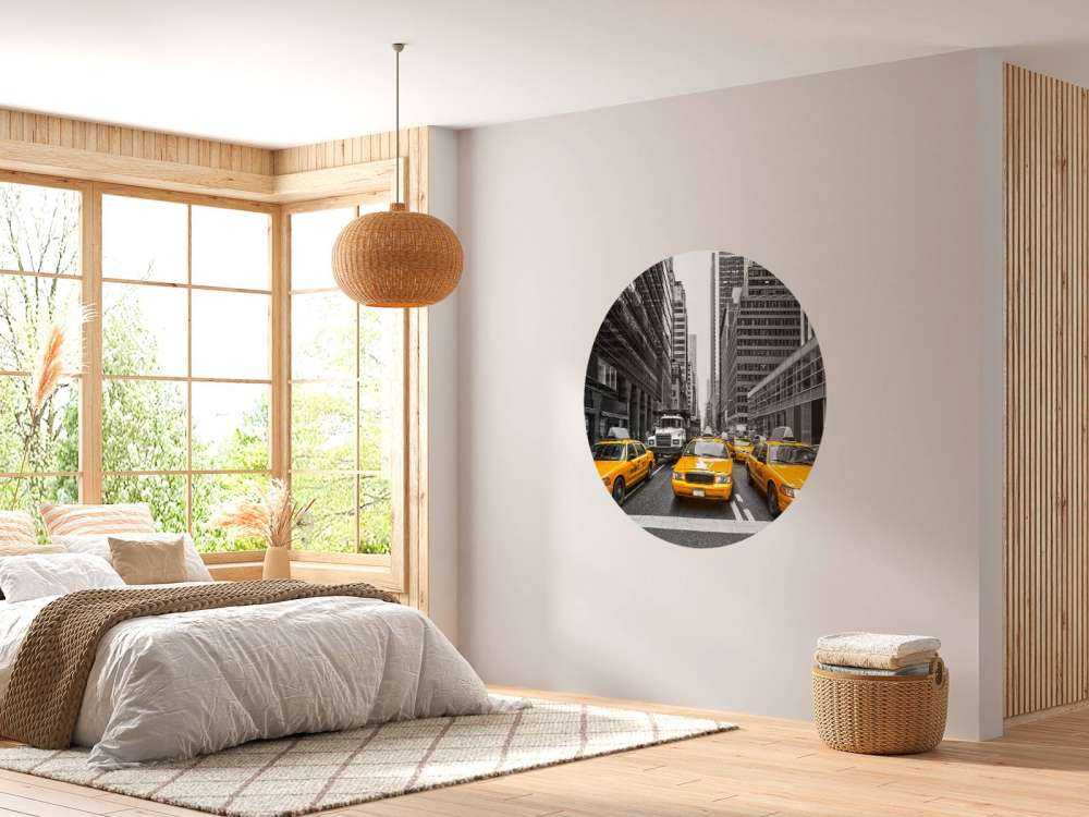 Yellow taxis in New York