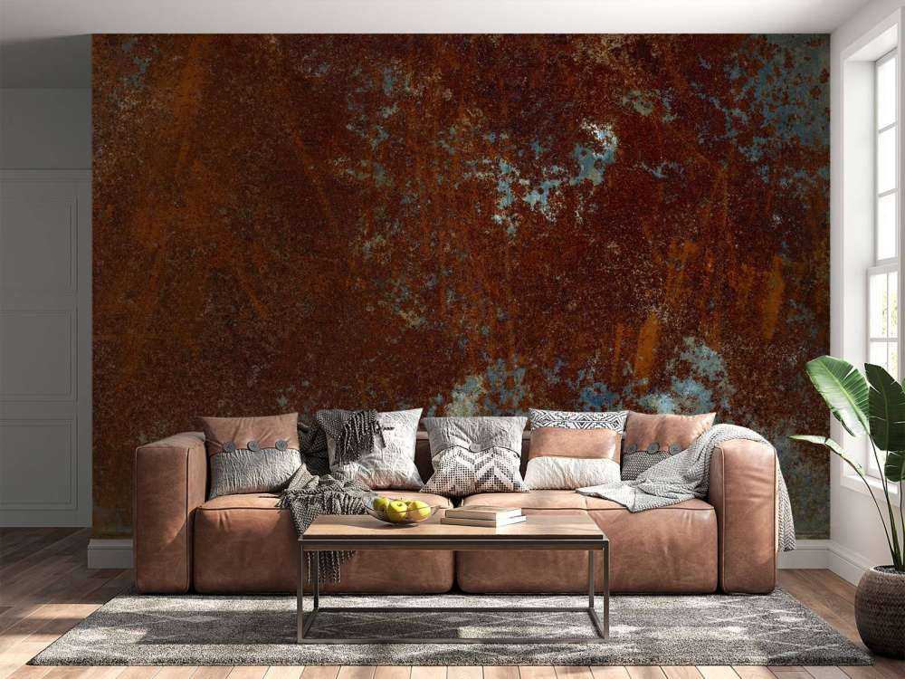 Rusty metal structure