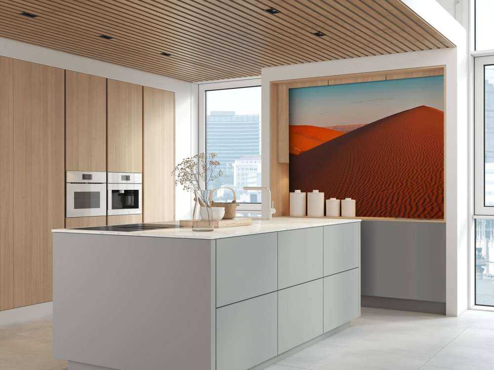 Sand dunes in the Sahara desert