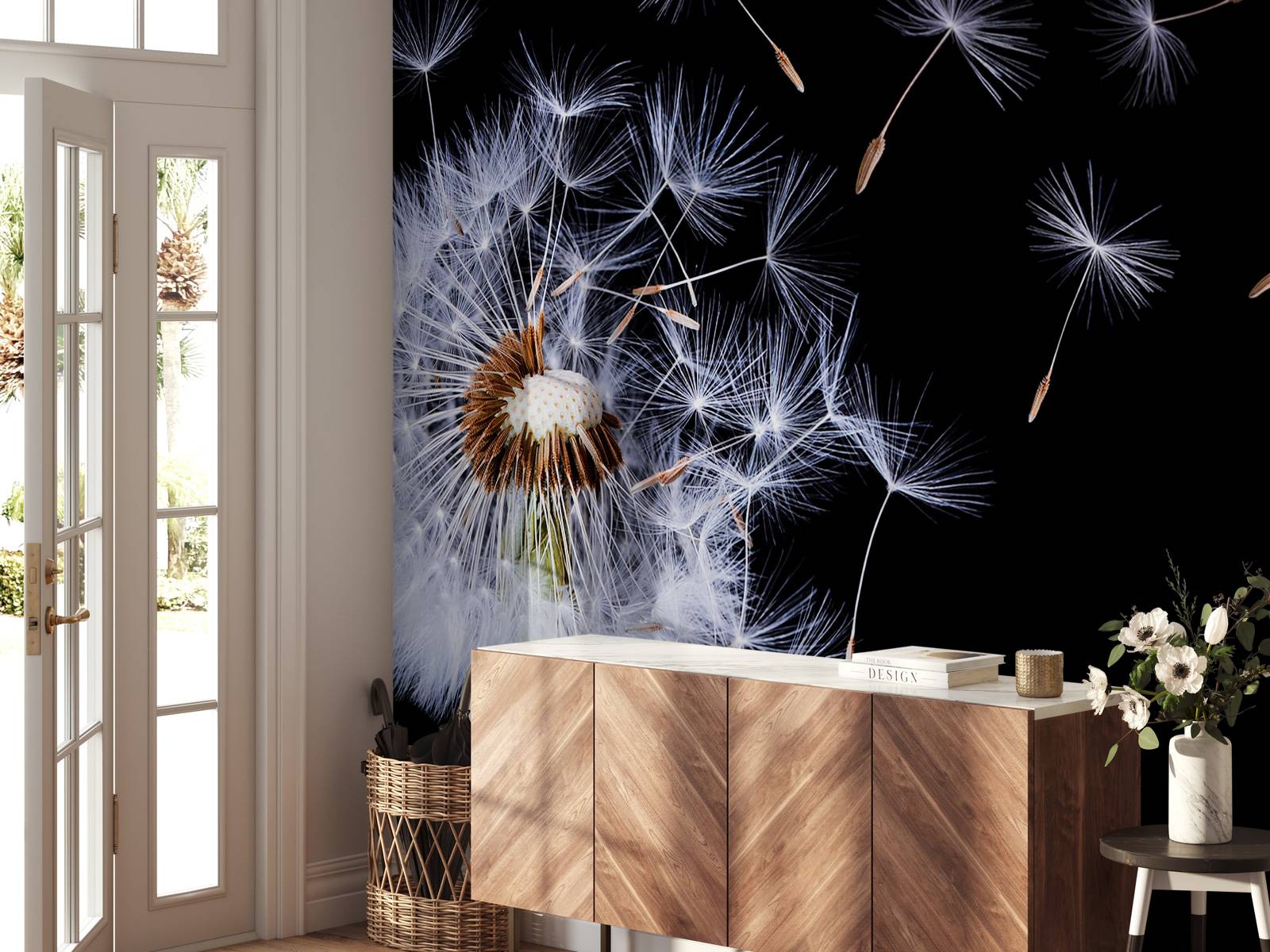 Dandelion Blowing
