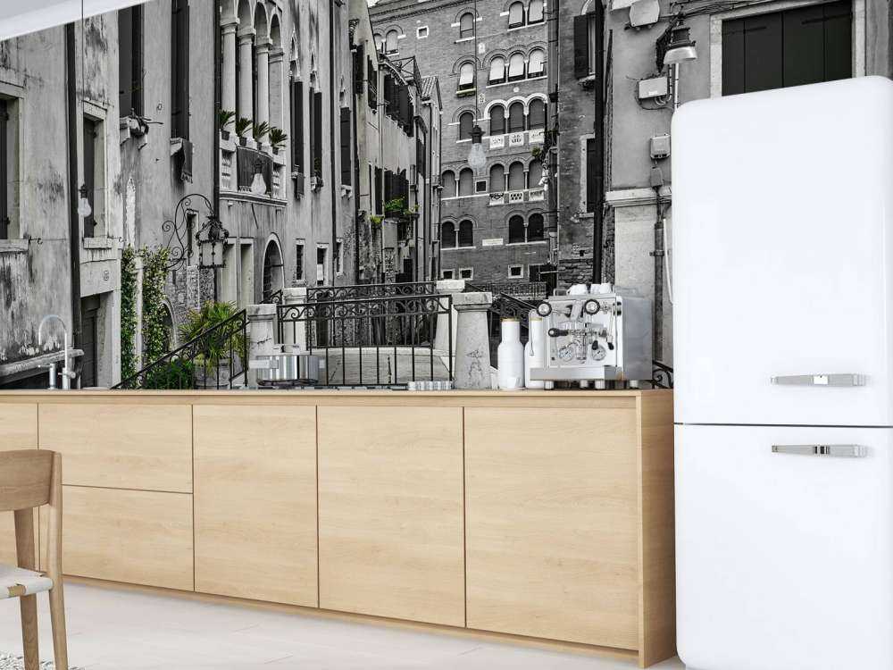 Canal with small bridge