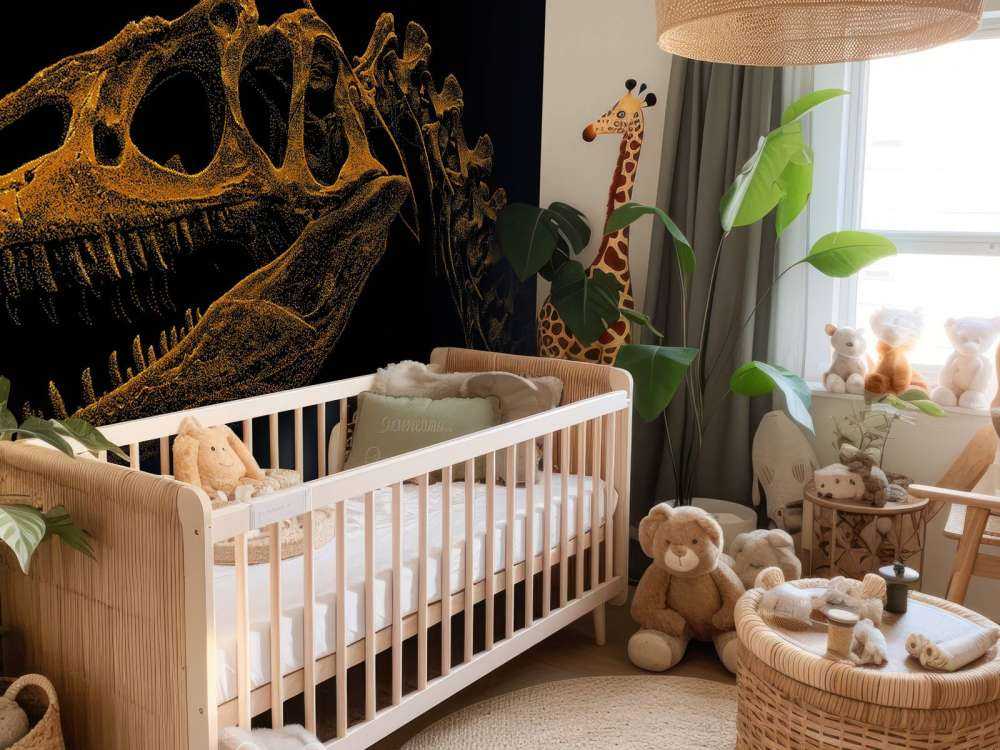 Skeleton of a dinosaur