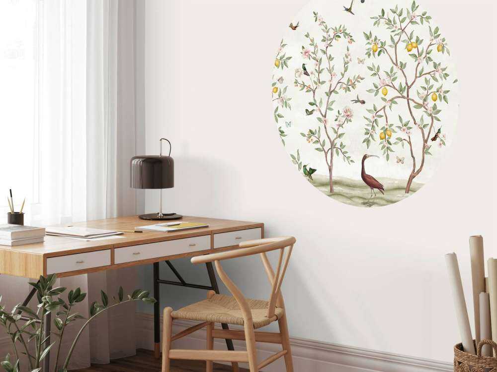 Lemon Tree Chinoiserie - White