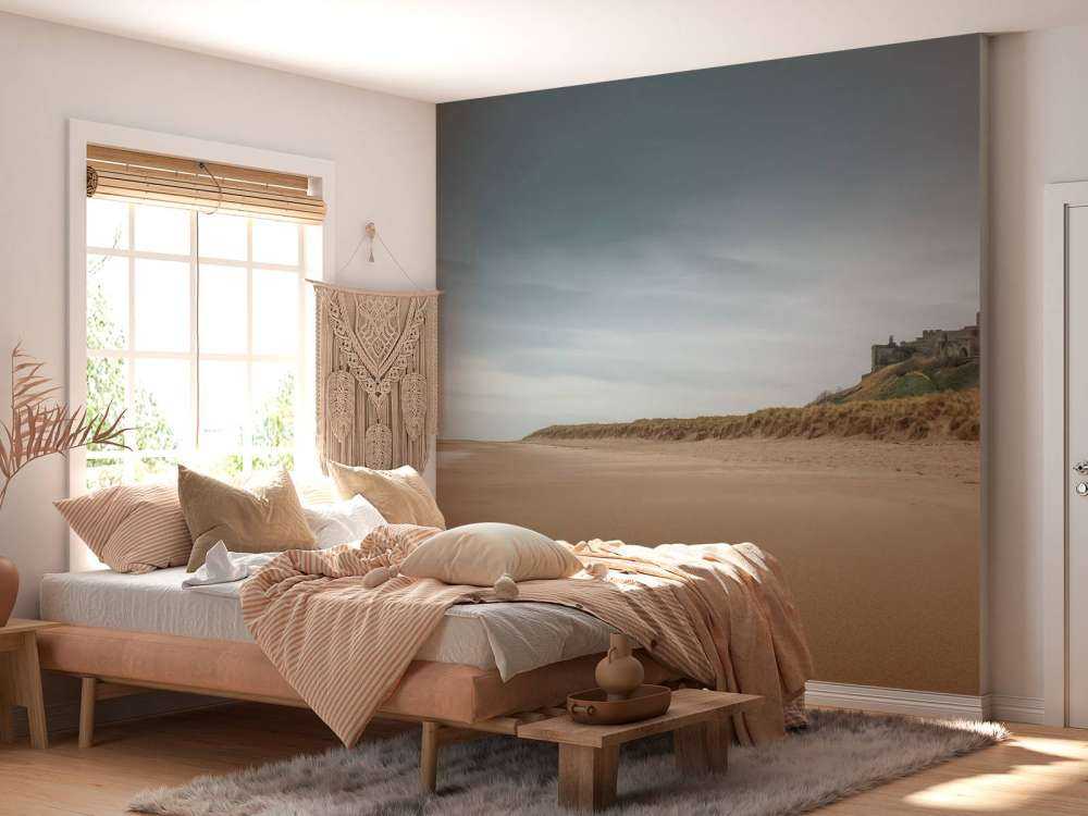 Bamburgh Castle, Northumberland coast line