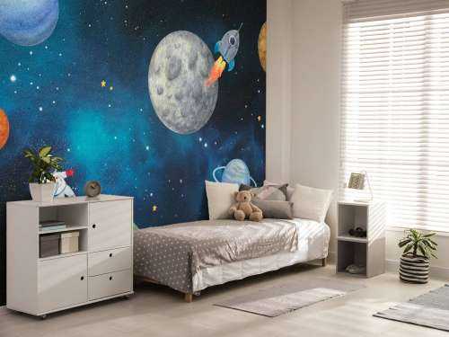 Stellar Adventure in Night Blue