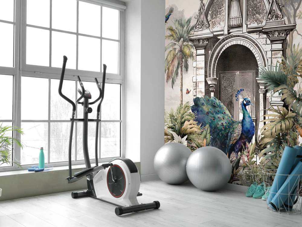 Peacocks in the Garden of Paradise