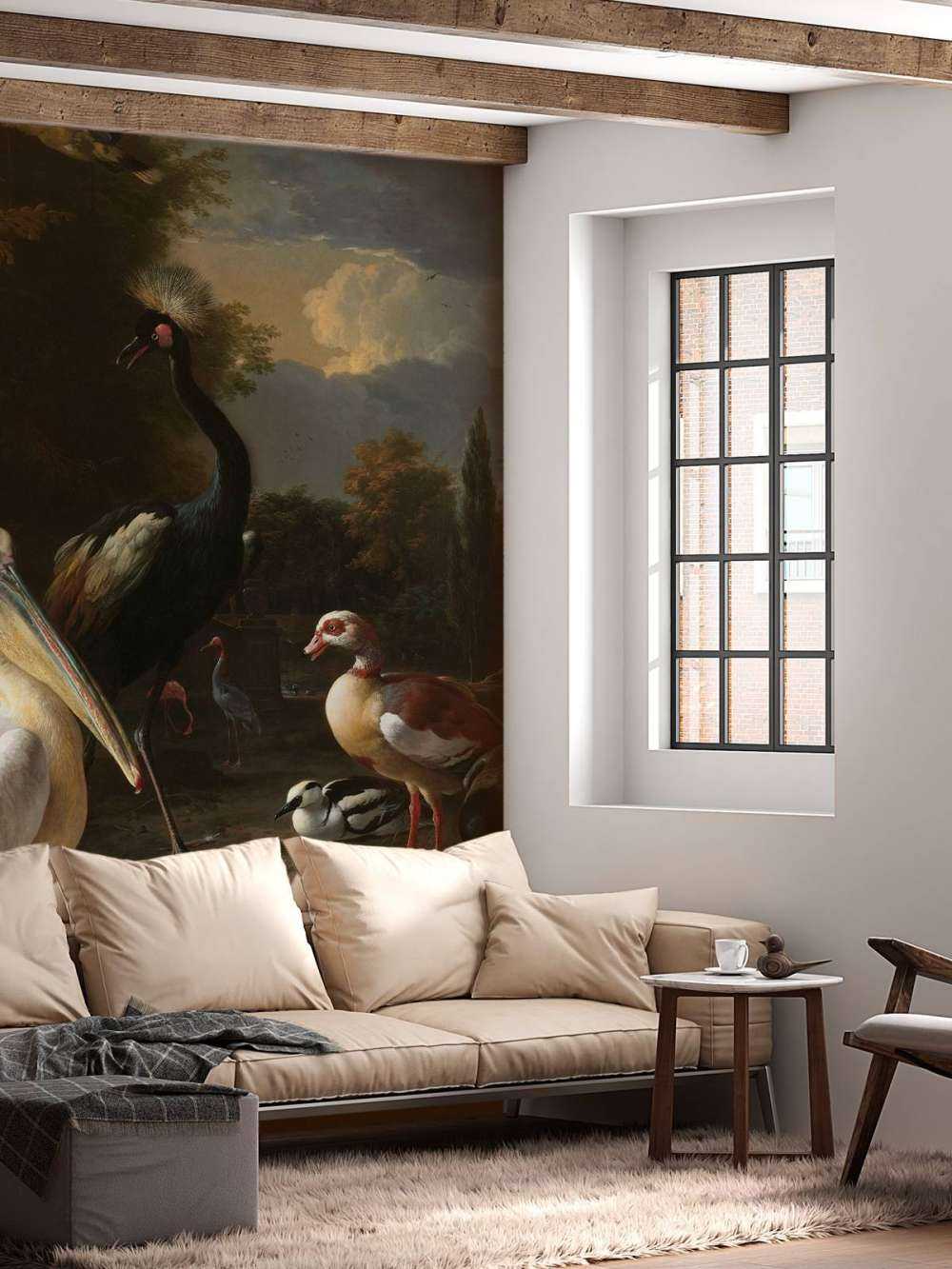 The floating feather