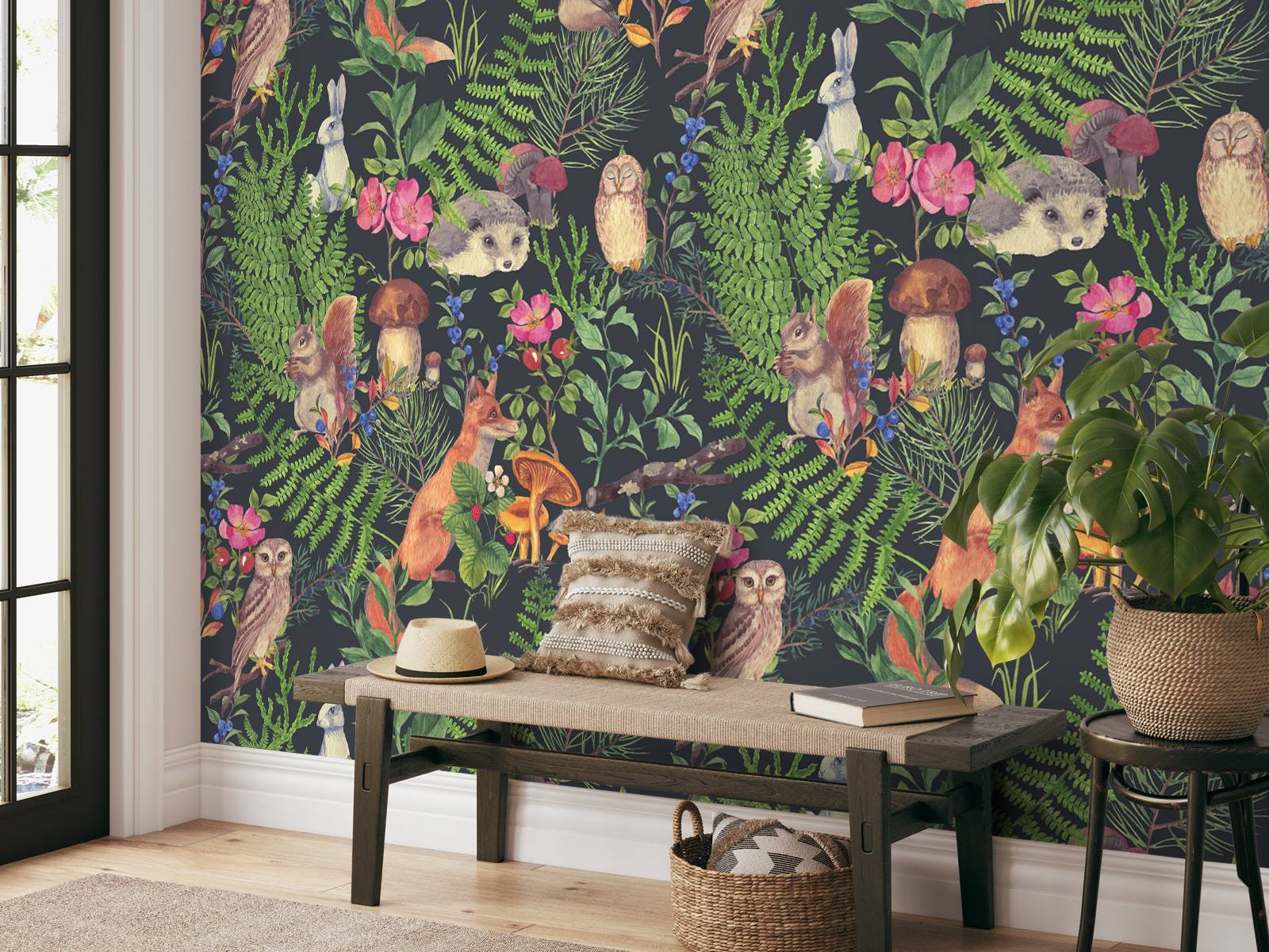 Dark forest pattern