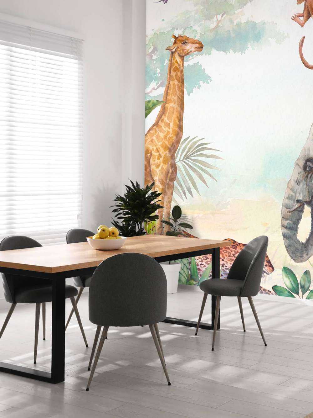 Watercoloured animals