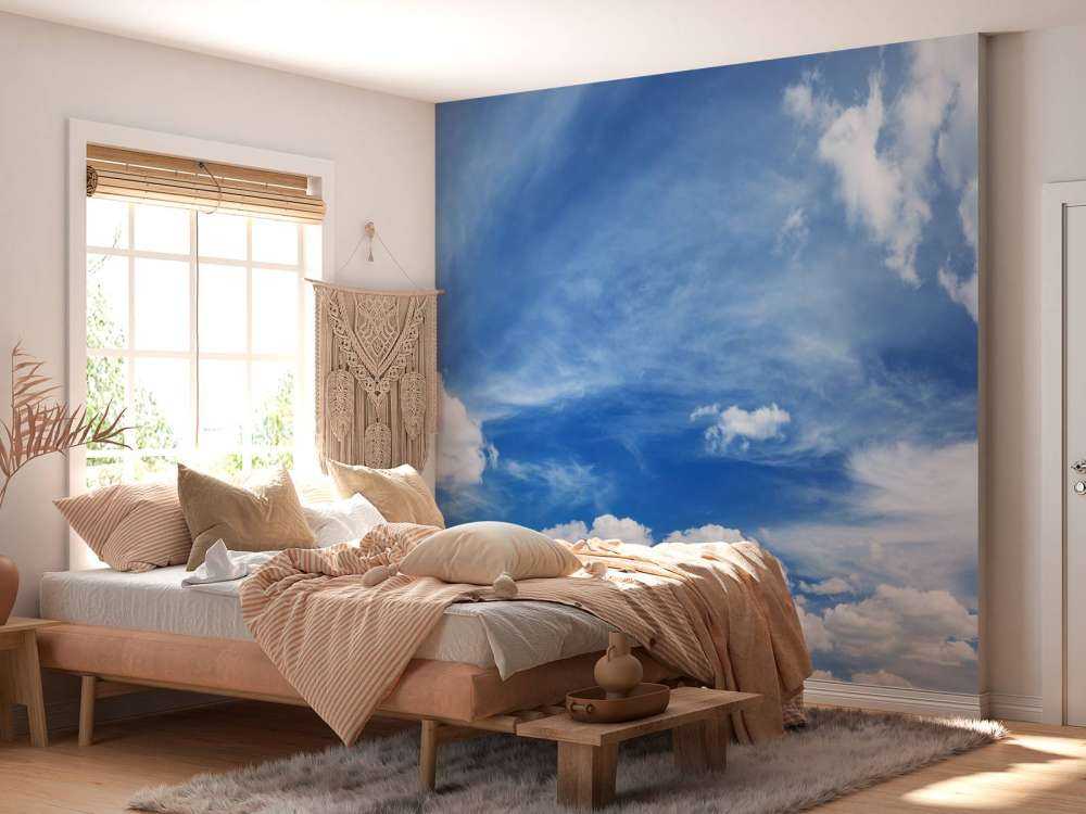 Blue Sky & Clouds Wallpaper Mural, Sky & Clouds Wallpaper