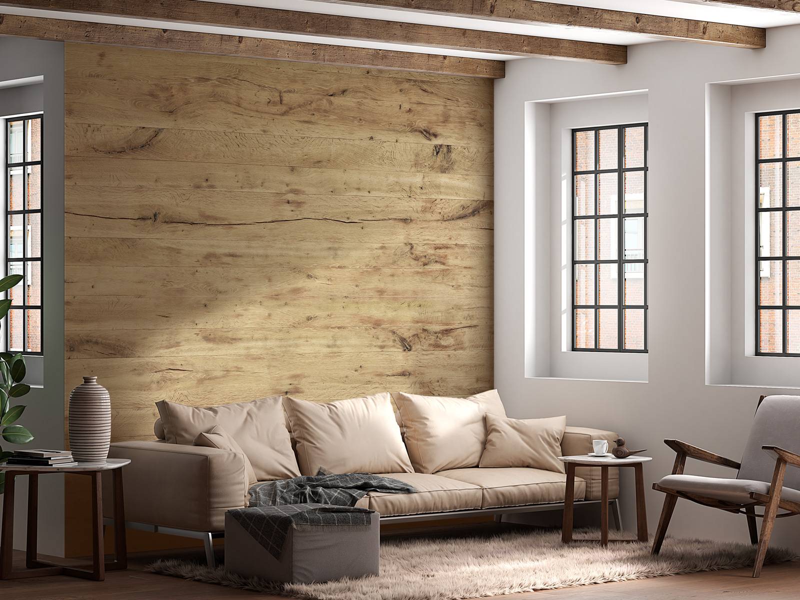 Light-coloured wood