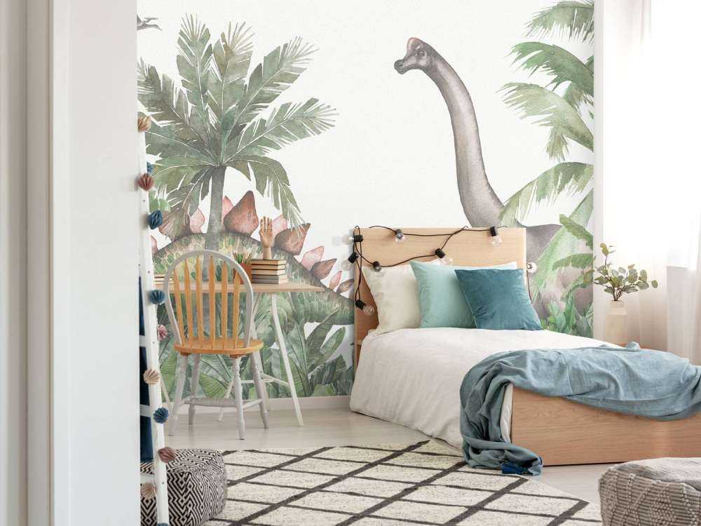 Dinosaurs in the jungle