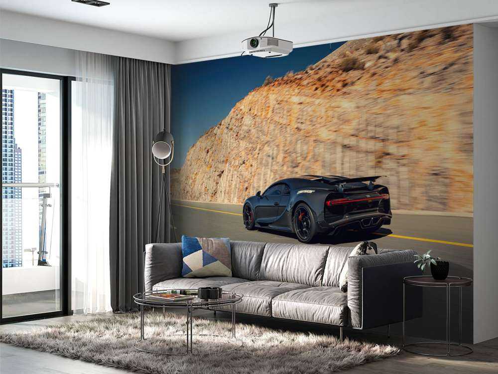 Bugatti Chiron Pur Sport in action