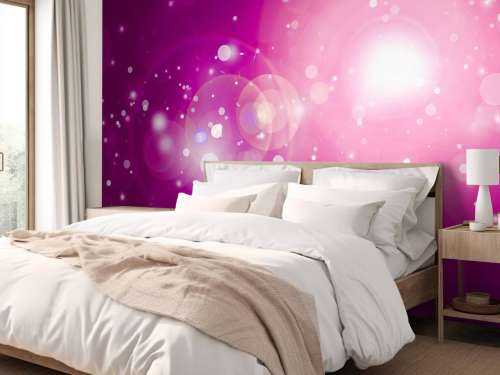Pink glitter light