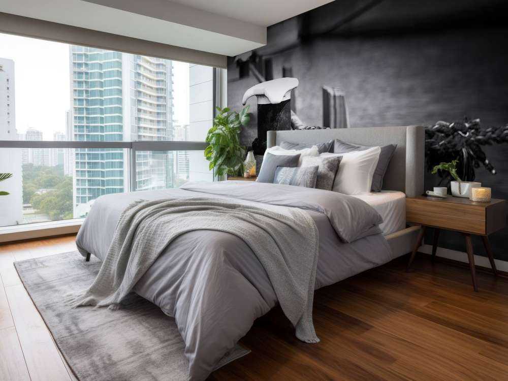 Moored passenger ship  