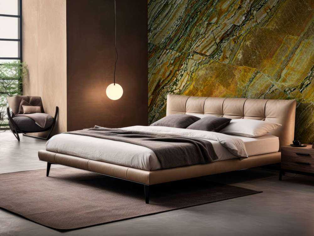 Coloured broken marble