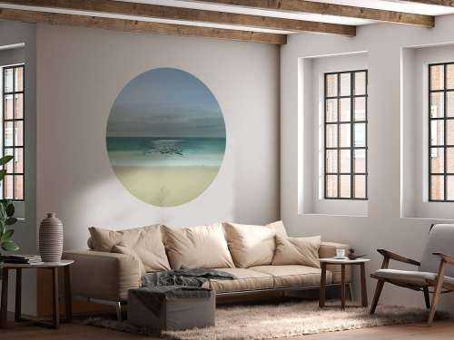 Calm sea with seagulls