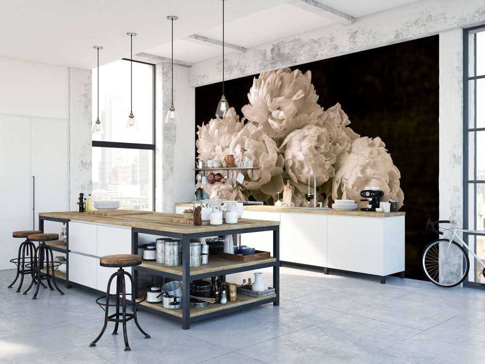 Bunch of peonies vintage