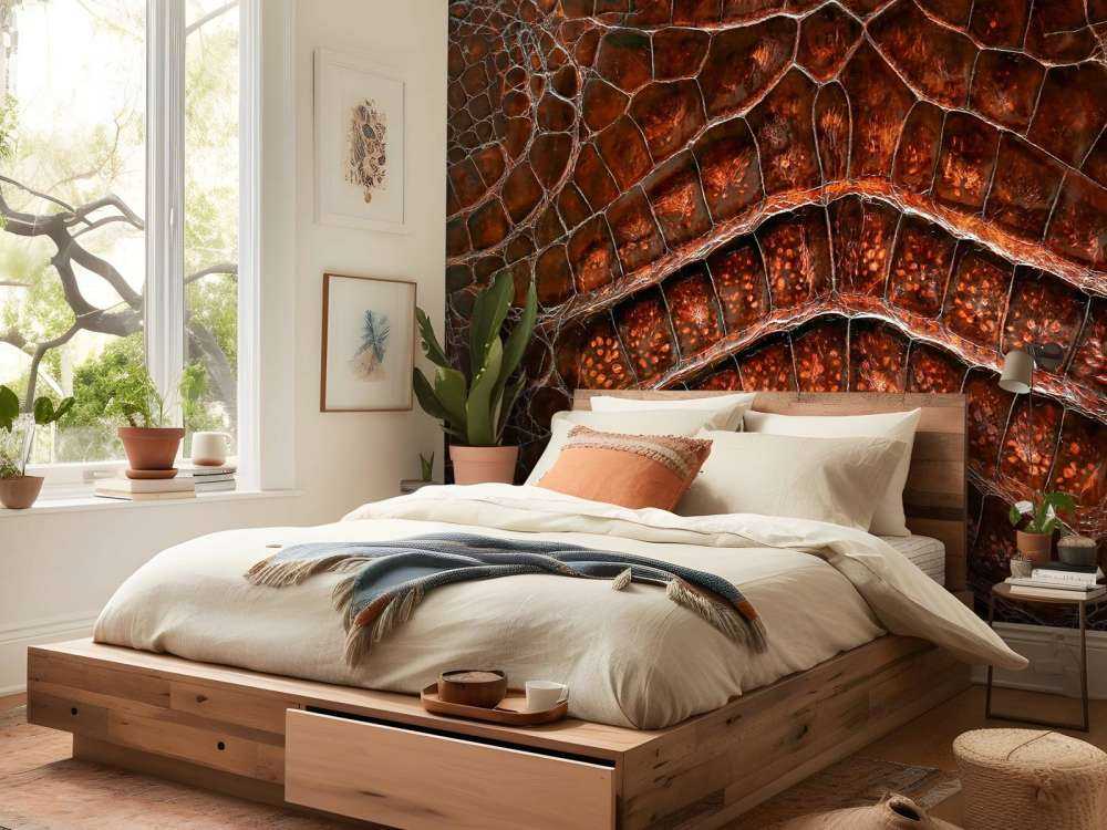 Crocodile skin texture