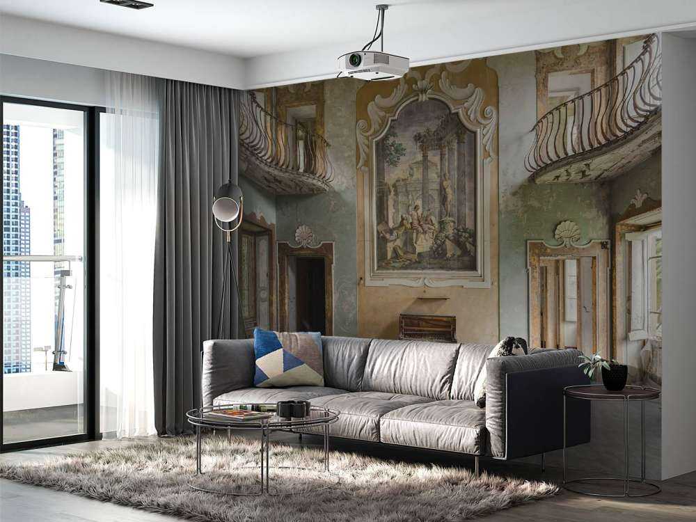 Prachtige ruimte in een verlaten gebouw