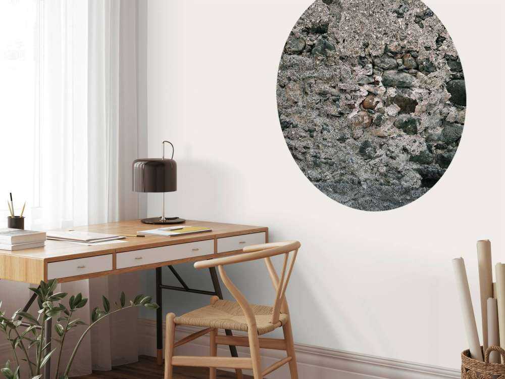 Wall with old large stones