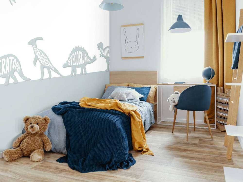 Dinos with text in blue