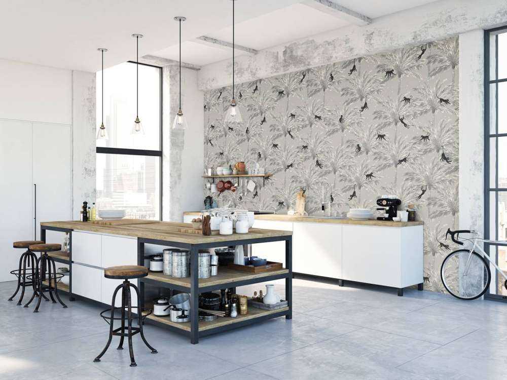 Tropical monkeys - grey