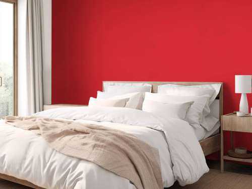Ruby red concrete