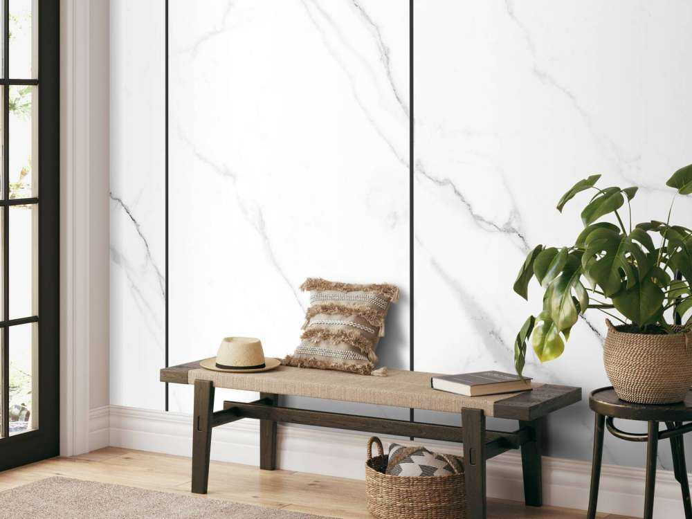 Tiles in white