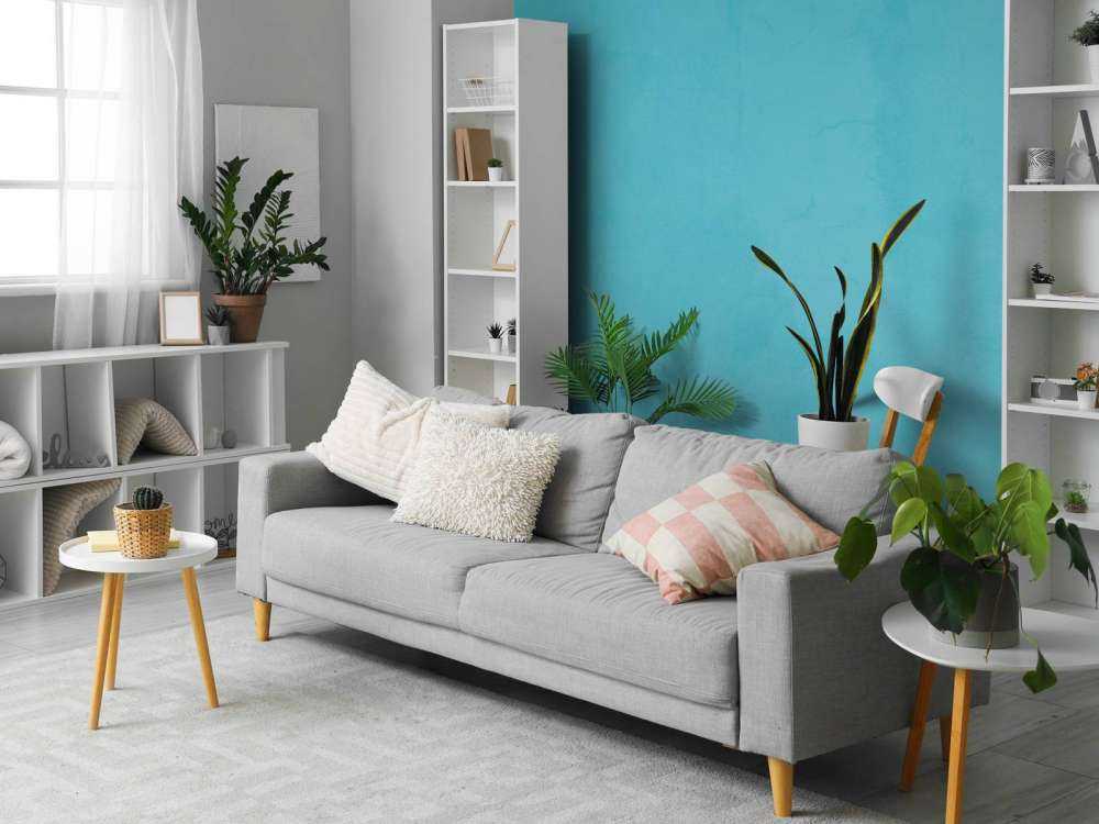 Moonstone blue concrete