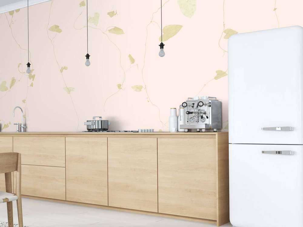 Lime leaves - powder pink