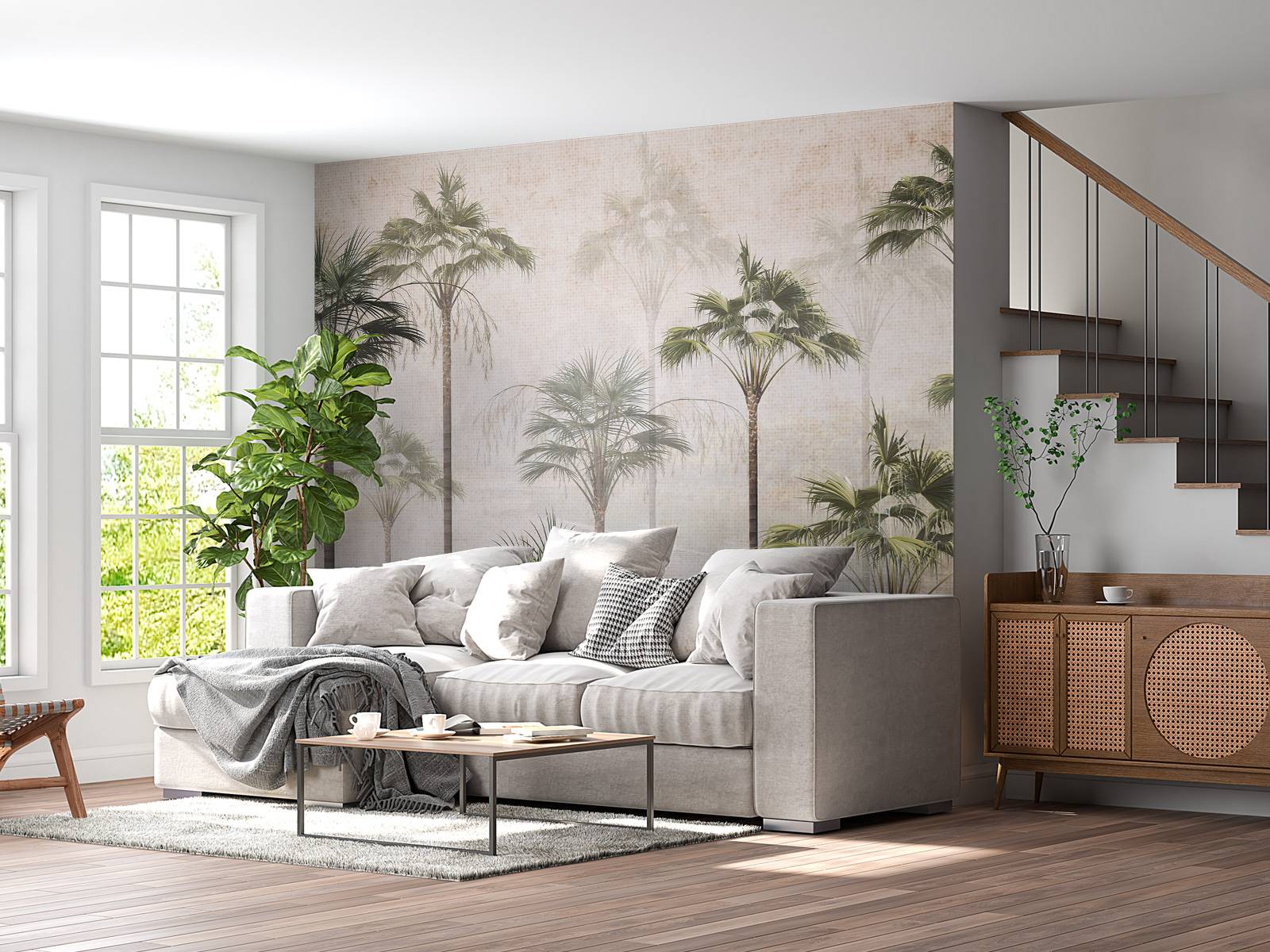 Silent Palm Serenity