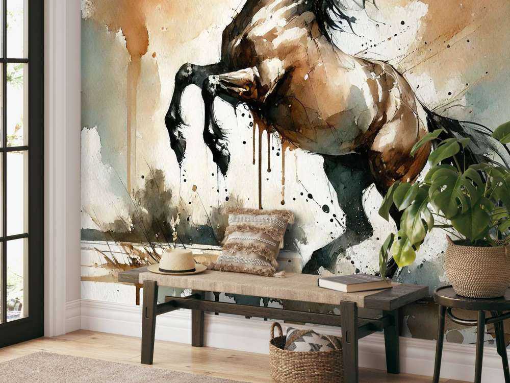 Fiery Horse Elegance