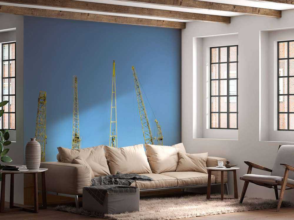 Kranen in de haven van Antwerpen