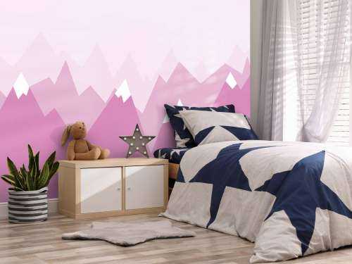 Pink mountains