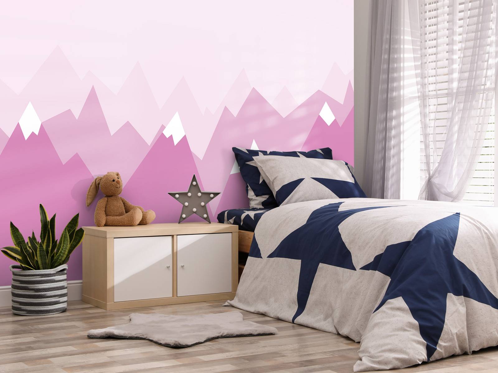Pink mountains