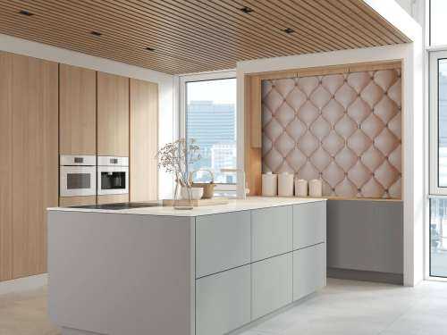Chic pink caped wall