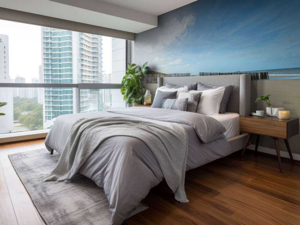 Breakwaters at the beach