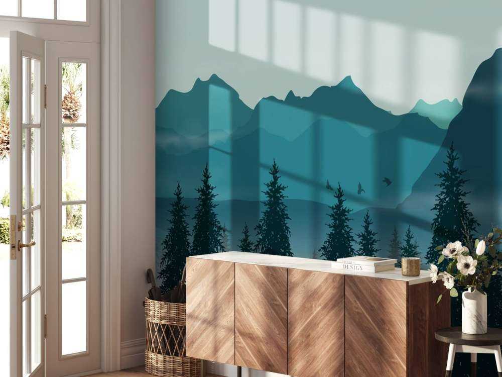 Illustration of forest