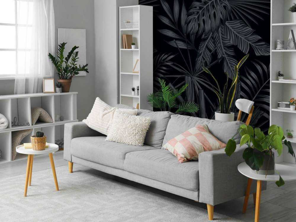 Tropical black leaves